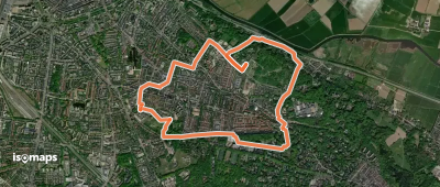 WNW Arnhem Nijmegen - Nijmegen Oost - zwarte route