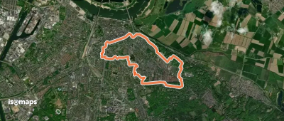 WNW Arnhem Nijmegen - Nijmegen Oost - oranje route