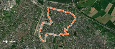 WNW Arnhem Nijmegen - Centrum - rode route