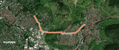 blaues Dreieck Reutlingen Eningen