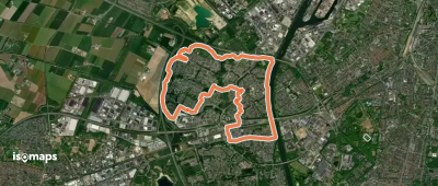 WNW Arnhem Nijmegen - Lindenholt - paarse route
