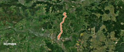 Hauptlinie des SAV (blauer Strich)