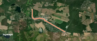 Rund um die Schorfheide Zuweg Bahnhof Biesenthal