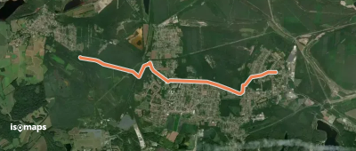 Wanderroute vom Grünewalde zum Kunstgusmuseum Lauchhammer