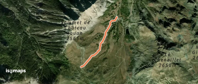 Route militaire - Télésiège de Gondrans