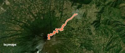 Ascenso volcán de agua