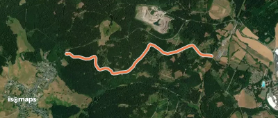 Roter Strich, Thüringer Wald