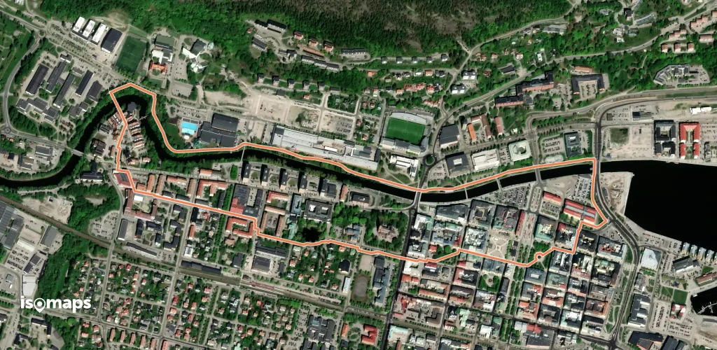 Hälsans stig Sundsvall centrum