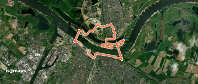 WNW Arnhem Nijmegen - Lent - oranje route