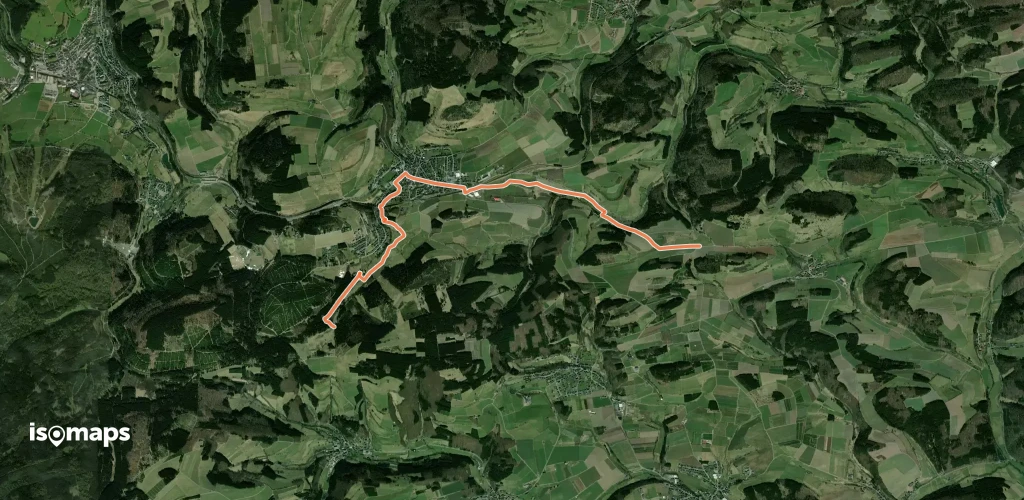 Uplandsteig - Talvariante
