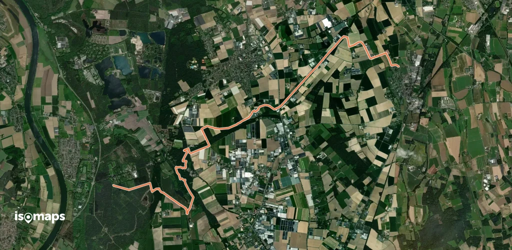 Maas-Niederrheinpad etappe 21