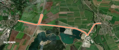 Allmendshofen Bregbrücke - Pfohren Dorfplatz