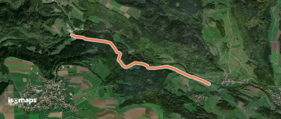 Wutachmühle Ehemalige Gipsmühle - Wutachbrücke Überachen