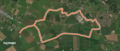 Wandelroute Bergharen, door agrarisch gebied