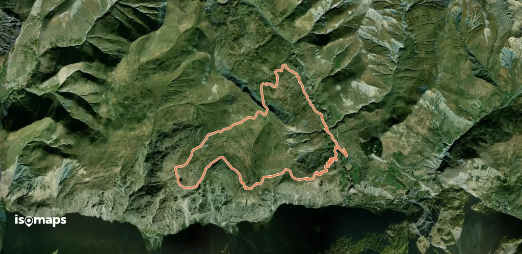 Les lacs par le bord sud du plateau