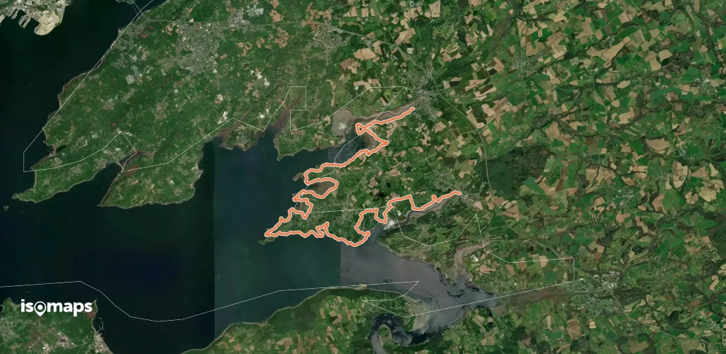 Chemin des Douaniers, Brest - Le Faou, variante côtière