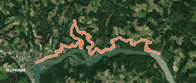 Grein - Sarmingstein Donausteig Etappe