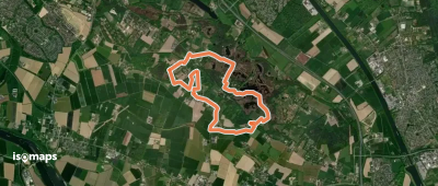 WNW Arnhem Nijmegen - Hatertse Vennen - blauwe route