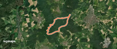 Rundwanderweg Groß-Bieberau Heidekopf 4: Hohe Straße-Weg