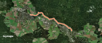 Wanderweg gelb-rot