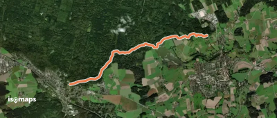 Wanderweg weiß-rot