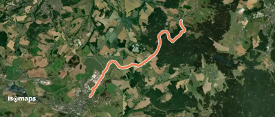 Jakobsweg Vogtland, (Etappe 3), Alternative: Bergen-Voigtsgrün über Radweg