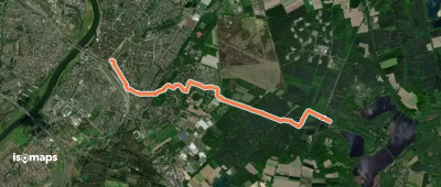 Maas-Niederrheinpad etappe 22