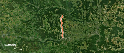 Querweg des SAV (blauer Punkt)