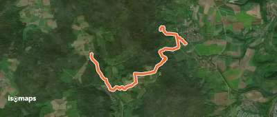 Querweg des SAV (blauer Punkt)