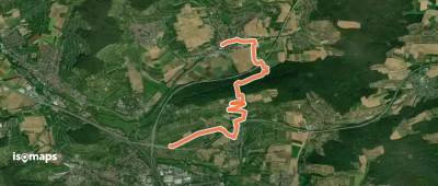 blauer Punkt Eberstadt - Kreuz Weinsberg