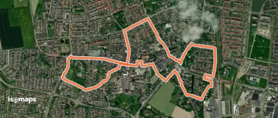 WNW Arnhem Nijmegen - Elst - rode route