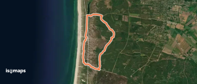 Houstrup Strand Gul Vandrerute