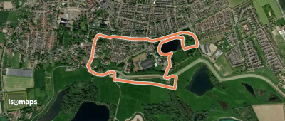 WNW Arnhem Nijmegen - Bemmel - blauwe route