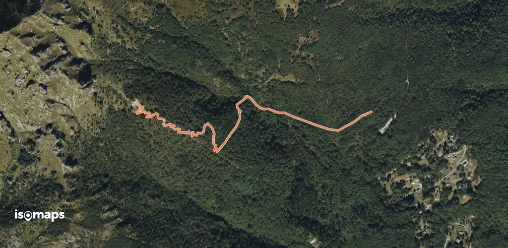 Sentiero basso Rifugio Menaggio