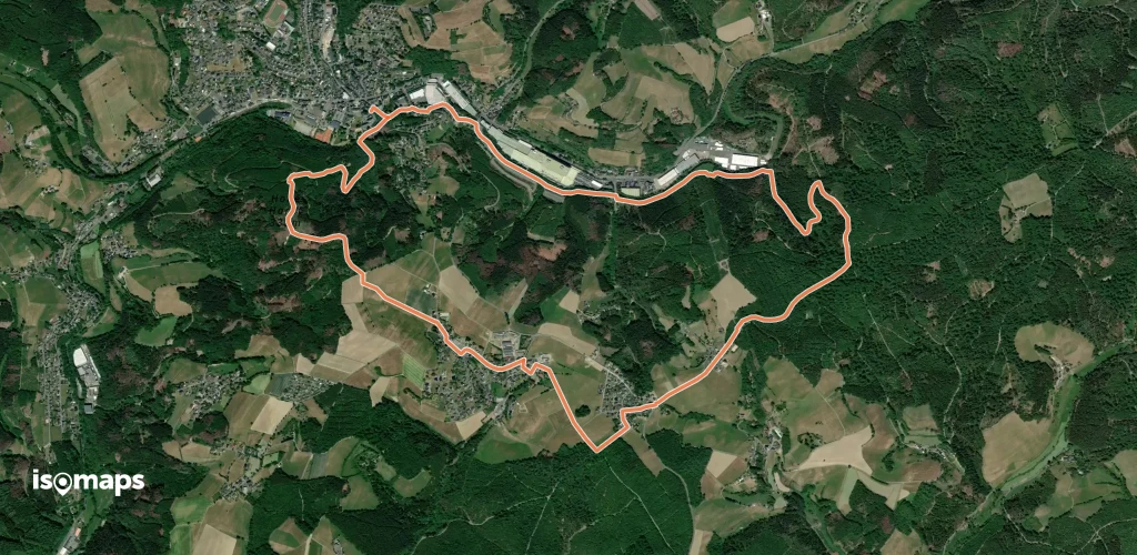 Morsbach Rundweg umgedrehtes Dreieck kurz