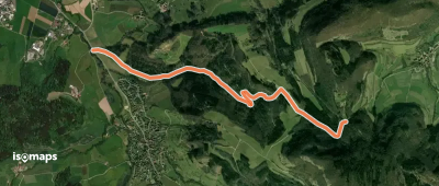 Äußerer Zugangsweg (blaues Dreieck)