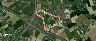 WNW Arnhem Nijmegen - Valburg - paarse route