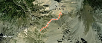 Stèle du Col de l'Izoard - Col Perdu