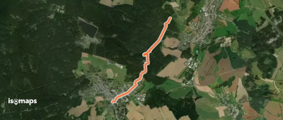Ww Ab Fernwanderweg Eisenach-Budapest nach Geyer