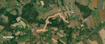 Ww Diethensdorf-Mohsdorf-Anschl. an Ww roter Strich, weißer Grund