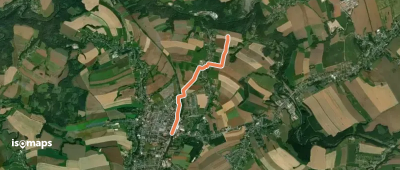 Ww Burgstädt-Mohsdorf ü. Kirchsteig weiter bis Anschl Ww gelber Strich weißer Grund