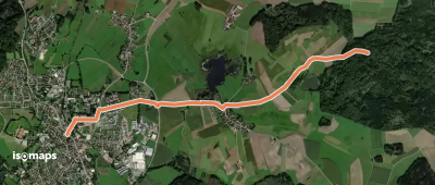 Querweg des Schwäbischen Albvereins (blauer Punkt)