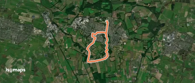 WNW Veluwe - Scherpenzeel - gele route