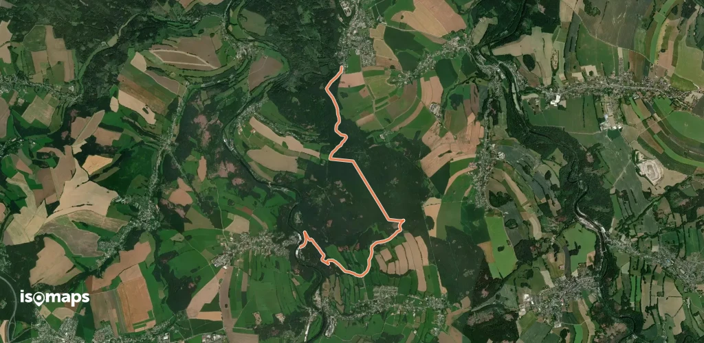 Ww Augustusburg-Witzschdorf in Augustusburg schlecht markiert