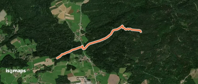 Querweg des SAV (blauer Punkt)