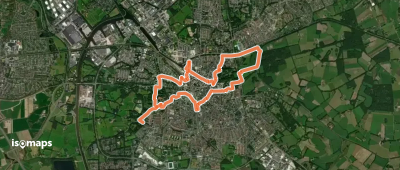 WNW Twente - Almelo/ Huize Almelo/ Beeklustpark - blauwe route