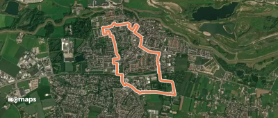 WNW Arnhem Nijmegen - Druten S36 - rode route