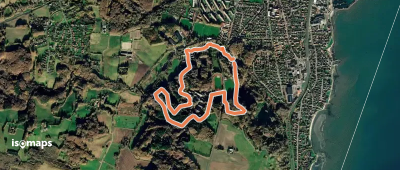 Bangsbo Skov blå rute