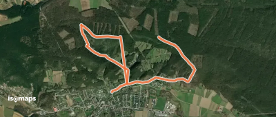 Markt Piesting (Parkplatz) - Auf dem Hart - Henninger - Hubertuskapelle