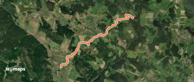 O 53 Höllbachtal - Frauenzell (Grünes Rechteck)